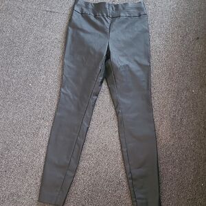 New York & Company Black Faux Leather Pants